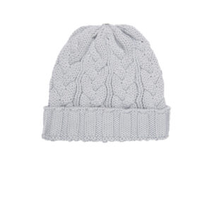 Charlie Cable Hat Kids - Silver Cloud