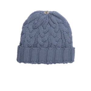 Charlie Cable Hat Infant - Nude Blue