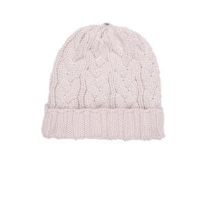 Charlie Cable Hat Kids - Pink Dust